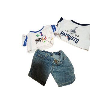 Build a Bear Boys 3 Piece jeans and shirts